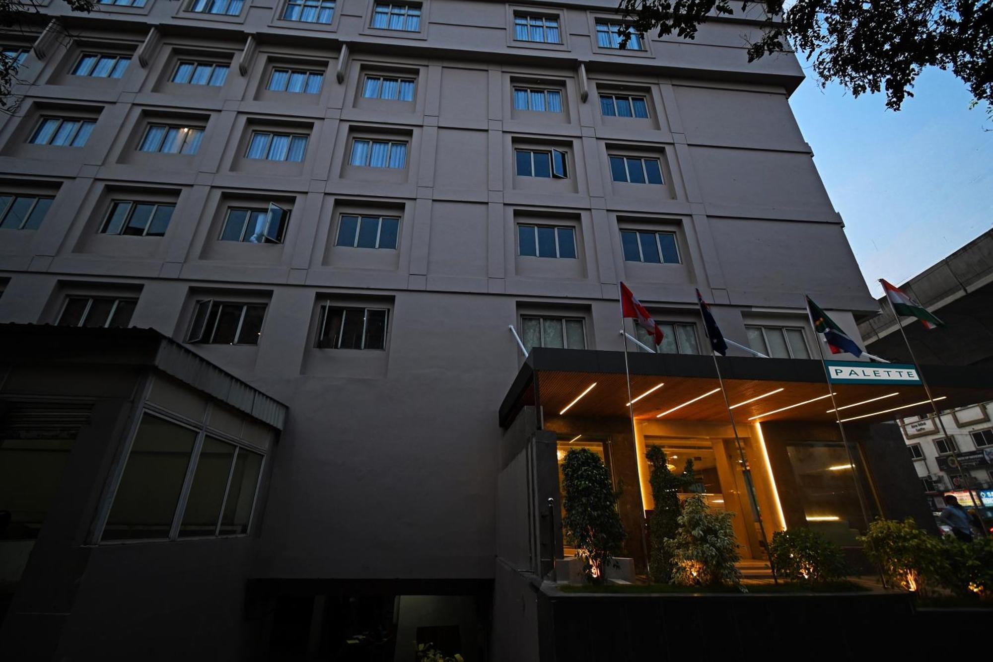Hotel Palette Madhapur Hajdarabad Zewnętrze zdjęcie